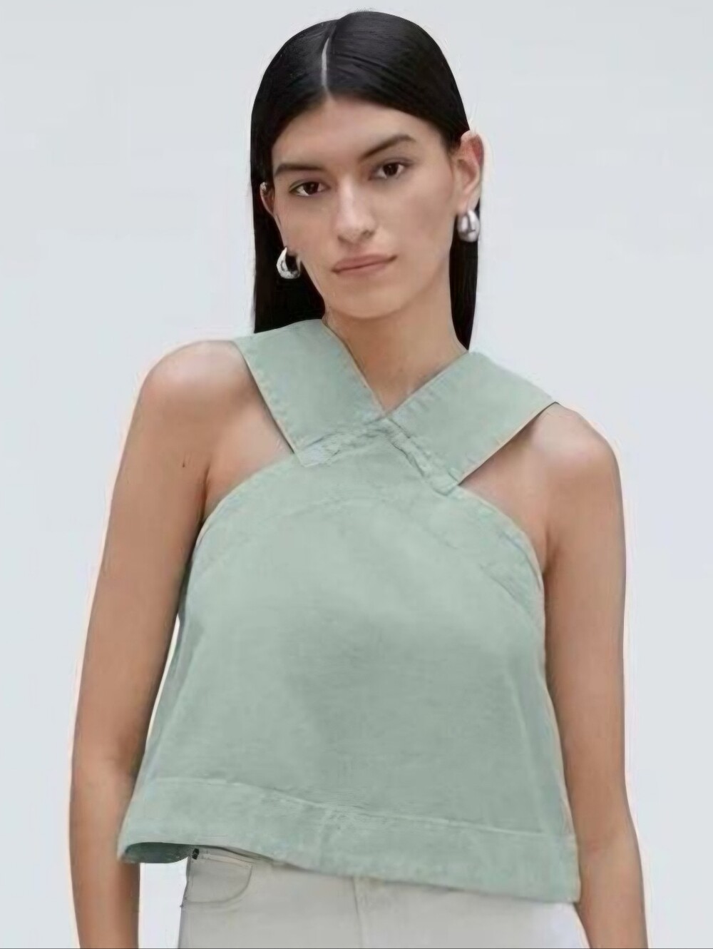 Everlane Sage Green, Structured Cotton SET